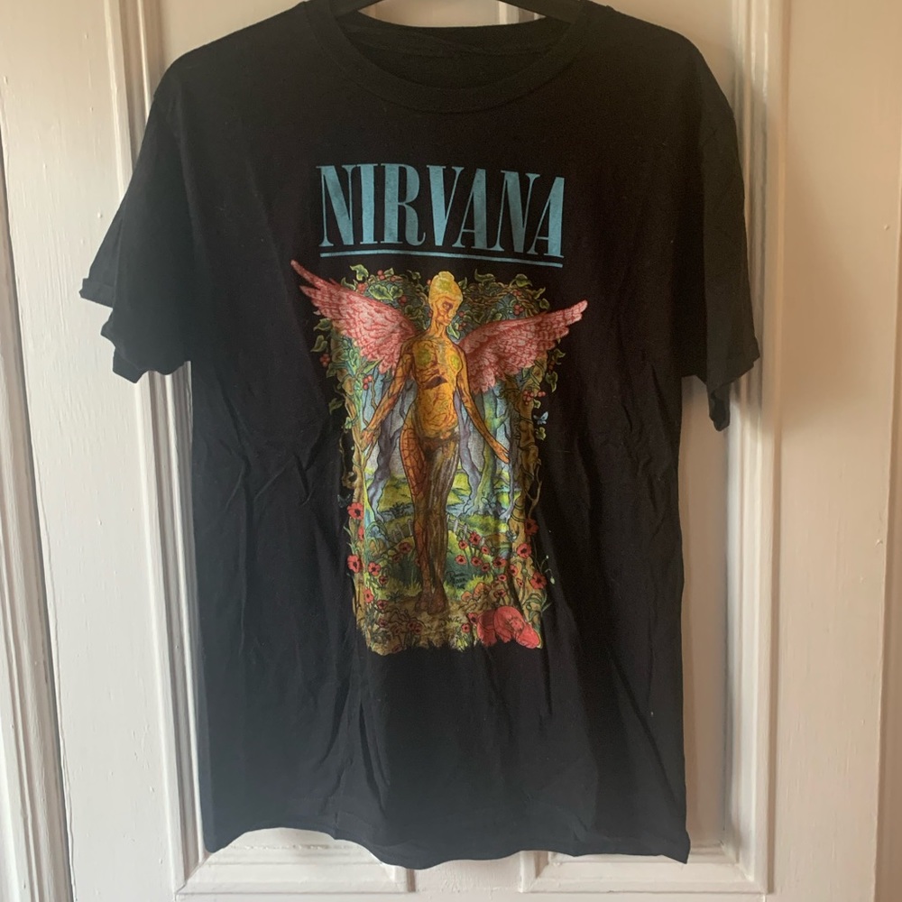Nirvana In Utero forest T shirt